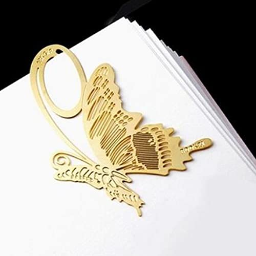 ARFUKA 5pcs Bookmarks Butterfly Reading Metal Clip Bookmark Reading Bookmarks Page Marker Book Marker Gift for Students Teachers Reading