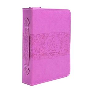 “divinity boutique bible business report cover (25683) | x-large fits bibles up to 10″ x 7″ x 1.50”, rose
