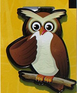 Owl Bookmarks (Clip-over-the-page) Set of 2 - Assorted colors