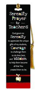 cathedral art (abbey & ca gift bookmark-teacher serenity prayer, one size, multicolored