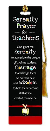 Cathedral Art (Abbey & CA Gift Bookmark-Teacher Serenity Prayer, One Size, Multicolored