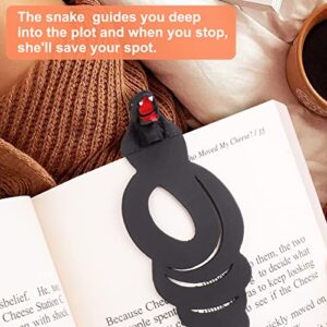 Bookmarks for Kids Boys, Snake Bookmark for Book Lovers, Cool Bookmarks for Men, Plastic Bookmark by Palksky