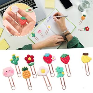 1pc cartoon bookmark for kids 3d stereo kawaii label lovely image bookmark bookmarks small fresh bookmark book soul