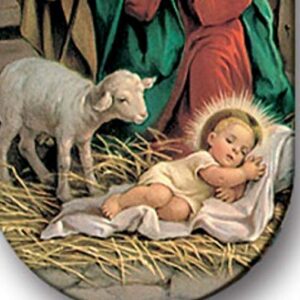 Magnetic Folding Nativity Scene Novena for Christmas Bible Bookmark, 3 Inch