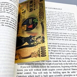 YJacuing Anime Cowboy Bebop Gold Coated Banknote, Limited Edition Collectible Bill Bookmark (6 PCS Collection)