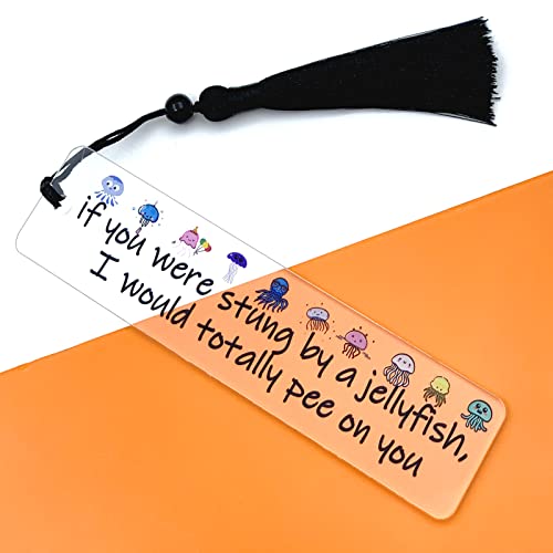 Best Friend Gifts BFF Christmas Gifts Friendship Gifts for Women Friends Bestie Jellyfish Cute Bookmarks Funny Gifts for Friends Birthday Thanksgiving Graduation Presents for Men Girls Boys