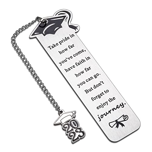 Class of 2023 Graduation Gifts for Him Her Women Men Inspirational Bookmarks 2023 Senior High School College Nurse Medical Master Students Son Daughter Teens Book Lover 16 Birthday Christmas Valentine