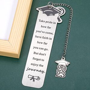 Class of 2023 Graduation Gifts for Him Her Women Men Inspirational Bookmarks 2023 Senior High School College Nurse Medical Master Students Son Daughter Teens Book Lover 16 Birthday Christmas Valentine