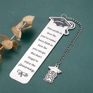 Class of 2023 Graduation Gifts for Him Her Women Men Inspirational Bookmarks 2023 Senior High School College Nurse Medical Master Students Son Daughter Teens Book Lover 16 Birthday Christmas Valentine