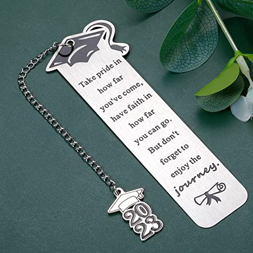 Class of 2023 Graduation Gifts for Him Her Women Men Inspirational Bookmarks 2023 Senior High School College Nurse Medical Master Students Son Daughter Teens Book Lover 16 Birthday Christmas Valentine