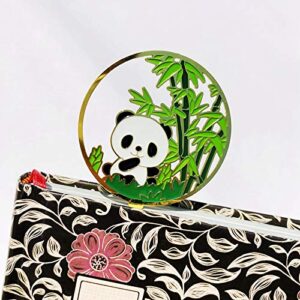 Unique Designed Panda Metal Bookmarks Specially Good for Gifts (Set of 7)