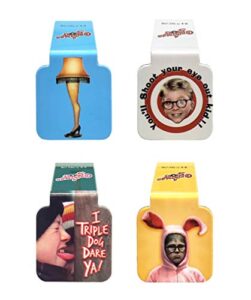 ata-boy a christmas story bookmark set magnetic bookmarks (4 set) gifts & merchandis