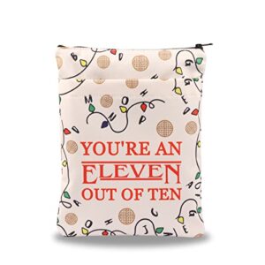 st movie merchandise book sleeve 11 number book cover eleven fans book sack you are eleven out of ten book zipper pouch st lovers book protector gift (11bs)
