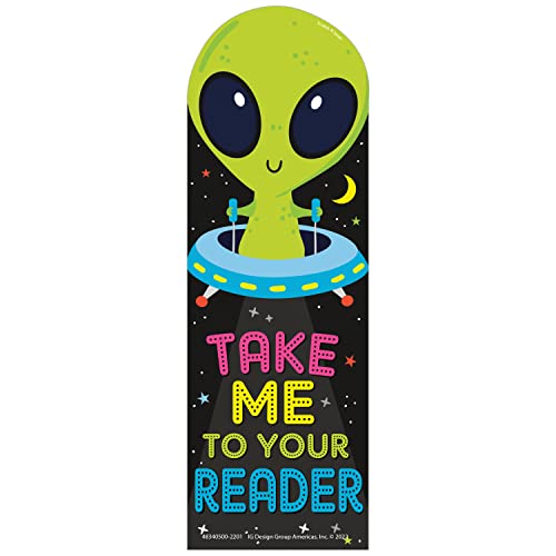 Eureka Take Me to Your Reader Green Apple Scented Bookmarks, Pack of 24