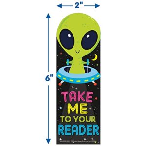 Eureka Take Me to Your Reader Green Apple Scented Bookmarks, Pack of 24