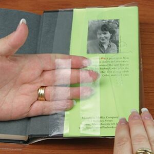 The Library Store Vista Gloves Adjustable Slip On Book Covers Fits Book up to 8 7/8 inches H 10 Pack