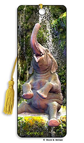 3D Royce Bookmark "Elephant Bath" by Artgame