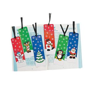 fun express holiday bookmarks with activities for christmas – stationery – 24 pieces
