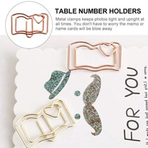 Paper Clips Bookmark 60pcs Metal Book Marks Book Shaped Paper Clip Journaling Paper Clips Paper Clamp Note Clips for Document Organizing Office Supplies