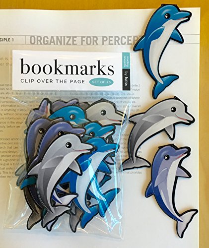 Octopus Bookmarks - (Set of 20 Book Markers) Bulk Animal Bookmarks Students, Kids, Teens, Girls & Boys. Ideal Reading incentives, Birthday Favors, Reading Awards Classroom Prizes!