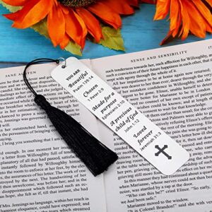 Christian Gifts for Women Men Inspirational Bible Verse Bookmarks for Christian Her Him Birthday Christmas Gifts for Girls Daughter Book Lovers from Mom Religious Gifts for Sister Friend