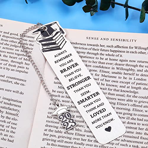 Class of 2023 Bookmark Gifts for Women Men 2023 Graduation Senior High School College Students Phd Master Nurse Medical Grad Graduate Gift for Daughter Son Teen Boys Girls Inspirational Present