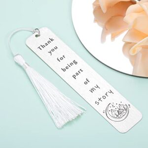 Thank You Gifts Appreciation Bookmark for Women Men Valentines Gifts Teachers Day Birthday Thanksgiving Gifts for Teacher Tutor Mentor Book Lover from Student Going Away Retirement Leaving Gifts