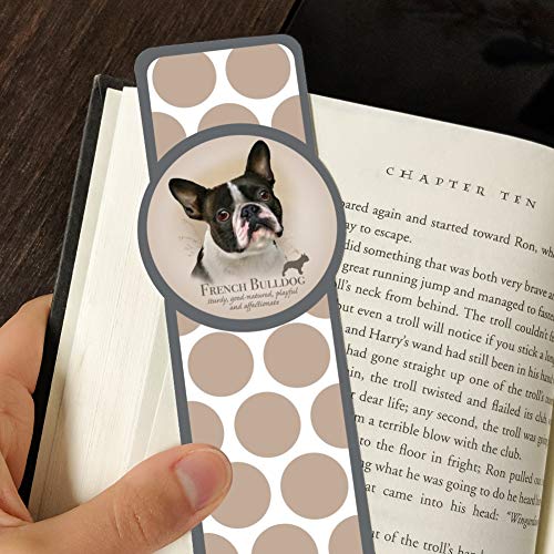 French Bulldog Dog Breed Set of 3 Glossy Laminated Bookmarks