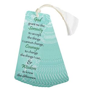 serenity prayer 2 x 6 glossy paper bookmark with tassel pack of 12