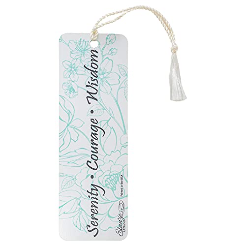 Serenity Prayer 2 x 6 Glossy Paper Bookmark with Tassel Pack of 12