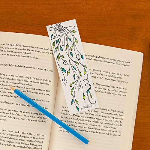 Wellspring Leaves Coloring Bookmark