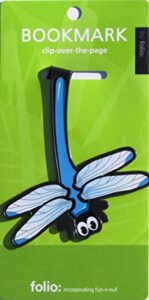 dragonfly bookmarks (clip-over-the-page) set of 2 – assorted colors