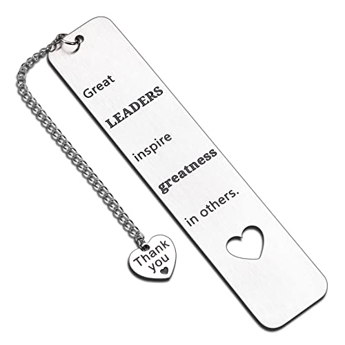 Boss Day Gifts Thank You Gifts for Women Men Leader Appreciation Gift for Boss Male Retirement Going Away Leaving Gifts Ideas for Boss Lady Supervisor Mentor Office Inspirational Christmas Bookmark