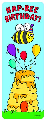 Creative Teaching Press So Much Pun! Hap-bee Birthday Bookmarks (5555)