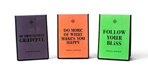 folio motivational affirmation quote mantra magnetic bookmarks – set of 3 inspirational bookmarks for all ages, men, women, teens girls students for friends, coworkers & student incentives!