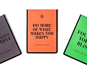 Folio Motivational Affirmation Quote Mantra Magnetic Bookmarks - Set of 3 Inspirational Bookmarks for All Ages, Men, Women, Teens Girls Students for Friends, Coworkers & Student Incentives!