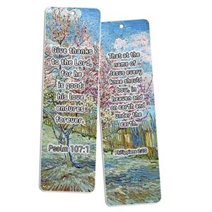 Christian Van Gogh Bookmarks Cards - God is Love (60 Pack)- Bible Scripture Prayer Cards - War Room Decor - Encouragement Gifts - VBS Bible Study Sunday School Baptism Church Camp Stocking Stuffers