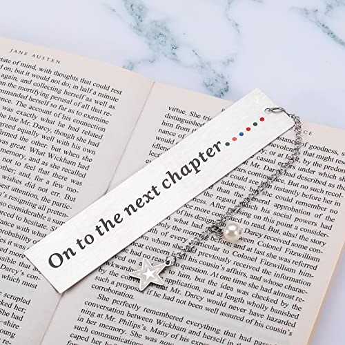 Christmas Bookmark Gift for Women Girl Book Lovers Inspirational Graduation Retirement New Job Gift Coworker Colleague Employee Boss Gift for Male Female Birthday Wedding Valentines Day Present