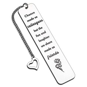 coworker leaving gift bookmark for coworker farewell going away gift good bye retirement gifts for women colleague friend thank you for boss leader bff men birthday boss day going away goodbye