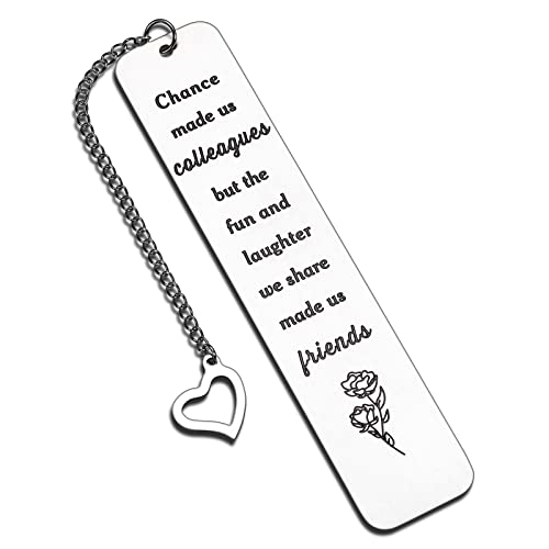 Coworker Leaving Gift Bookmark for Coworker Farewell Going Away Gift Good Bye Retirement Gifts for Women Colleague Friend Thank You for Boss Leader BFF Men Birthday Boss Day Going Away Goodbye