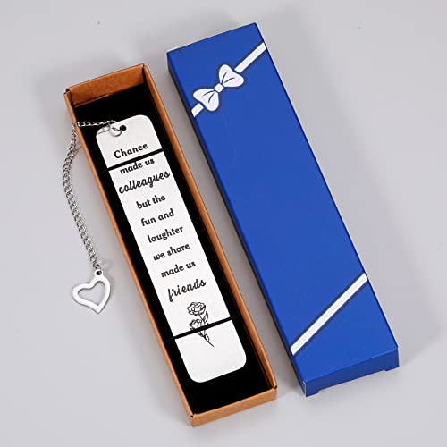 Coworker Leaving Gift Bookmark for Coworker Farewell Going Away Gift Good Bye Retirement Gifts for Women Colleague Friend Thank You for Boss Leader BFF Men Birthday Boss Day Going Away Goodbye