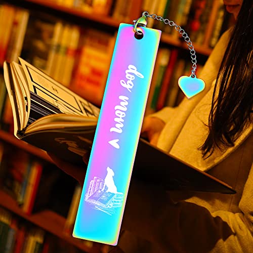 Funny Dog Mom Bookmark Inspirational Bookmark Gifts for Dog Mom Dog Owner Women Bookworm Lovers Dog Mom Gifts Sister Gifts Birthday Gifts Friendship Gifts