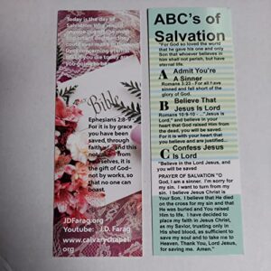 new abcs of salvation bookmark gospel bible verse christian god christ jd farag