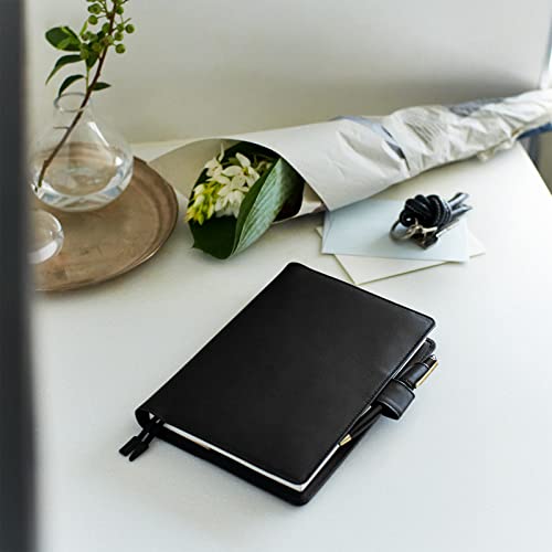 Hobonichi Techo Cousin Cover [A5 Cover Only] Leather: TS Basic - Black