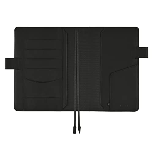 Hobonichi Techo Cousin Cover [A5 Cover Only] Leather: TS Basic - Black