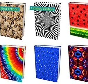 from The Original Home of Book Sox - 6 Nice Selections of Assorted Jumbo Prints Stretchable Book Covers. Including 2 Limited Editions (Cookie and Optical Illusion)