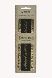 weta workshop the one ring lord of the rings bookmark