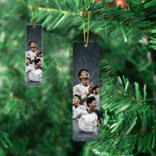 Bookmarks Ruler Metal Son Bookworm Heung-min Measure Korea Reading Spur Tassels Soccer Bookography for Book Bibliophile Gift Reading Christmas Ornament Markers Bookmark