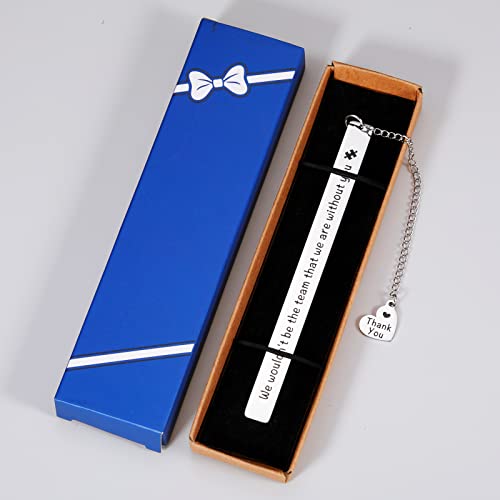 Thank You Gift Bookmark for Boss Leader Supervisor Mentor Christmas Birthday Bookmark Gifts for Colleague Coworker Friends Coach Going Away Leaving Retirement Office Thank You Memorial Gifts