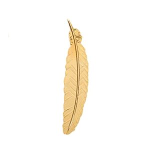 Mggsndi Book Mark Feather Shape Bookmark Stationery Lightweight for Home 9